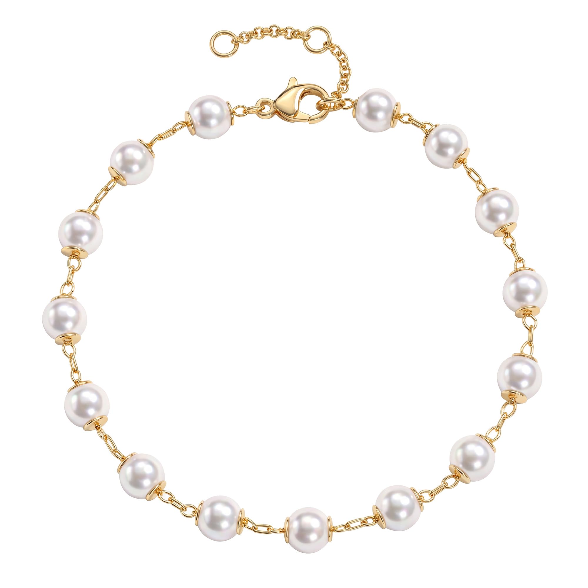 MEVECCO Dainty Chain Bracelets for Women, Layered and Charm Styles